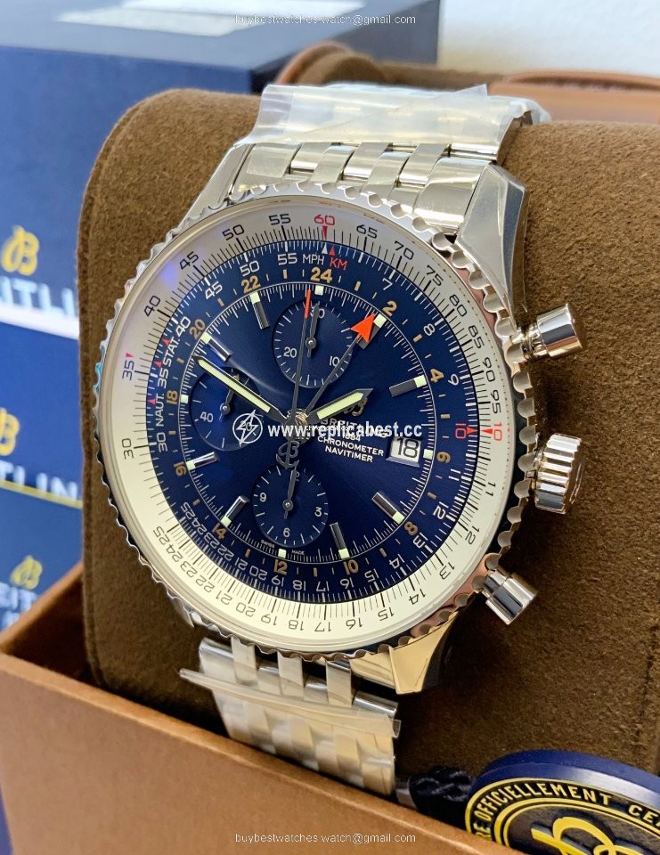 Breitling Navitimer GMT Mens watch Unisex Automatic Steel A24322121C2A1