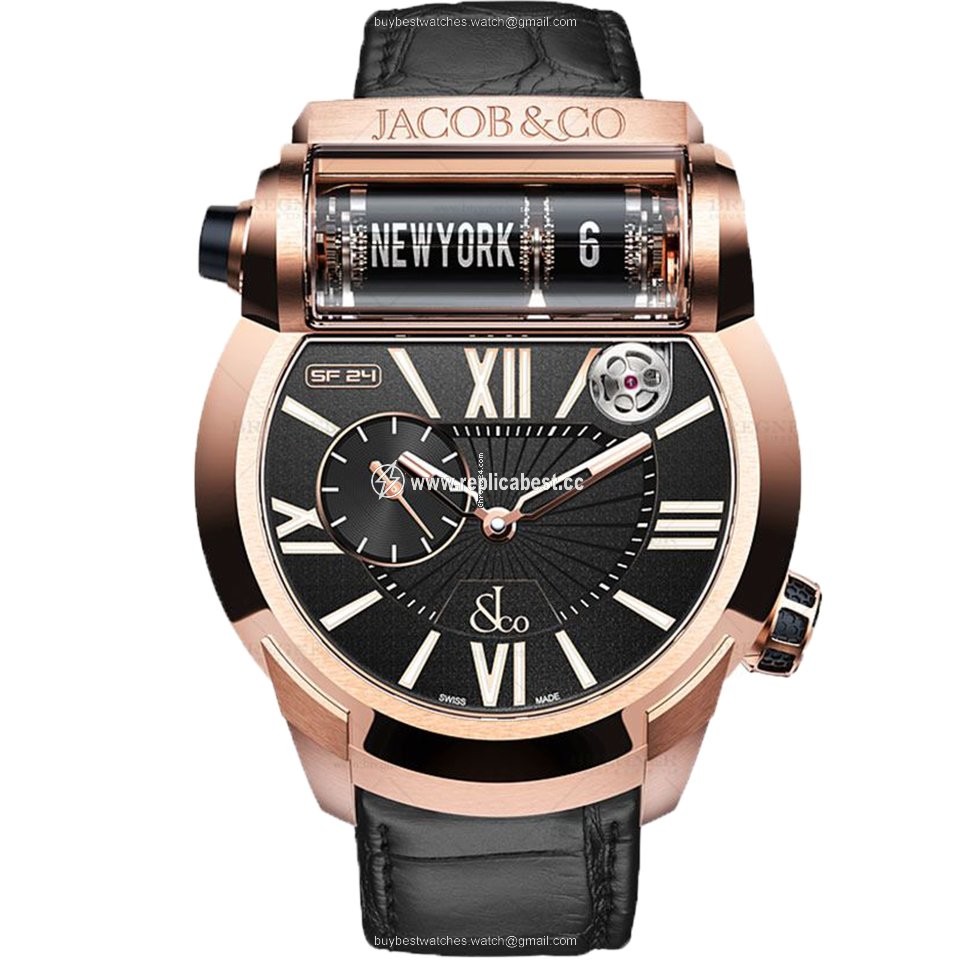 Jacob & Co. Mens watch Unisex Automatic Rose gold ES101.40.NS.LR.A