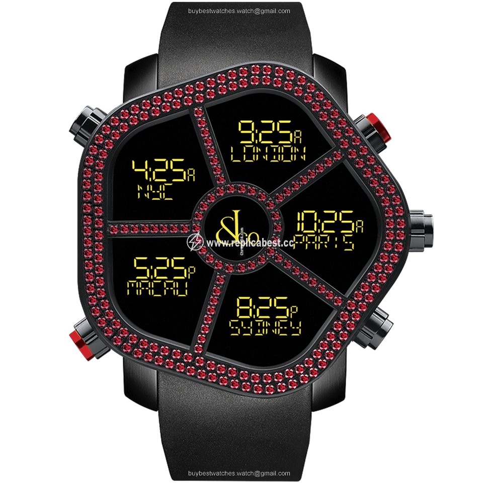 Jacob & Co. Mens watch Unisex Quartz Steel GH100.11.UU.PB.A