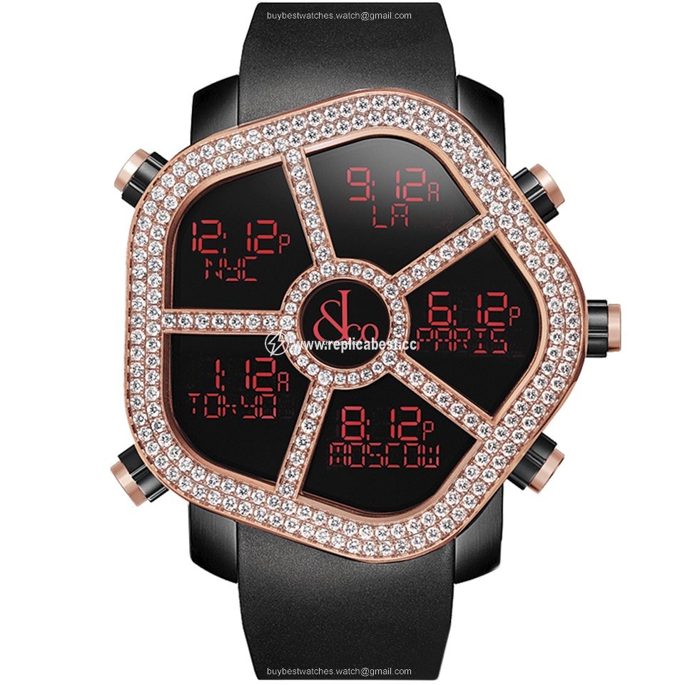 Jacob & Co. Mens watch Unisex Quartz Gold Steel GH100.14.RP.MR.A