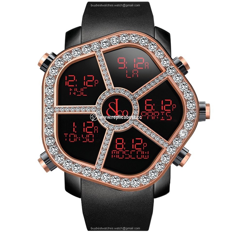 Jacob & Co. Mens watch Unisex Quartz Gold Steel GH100.14.RU.MR.A