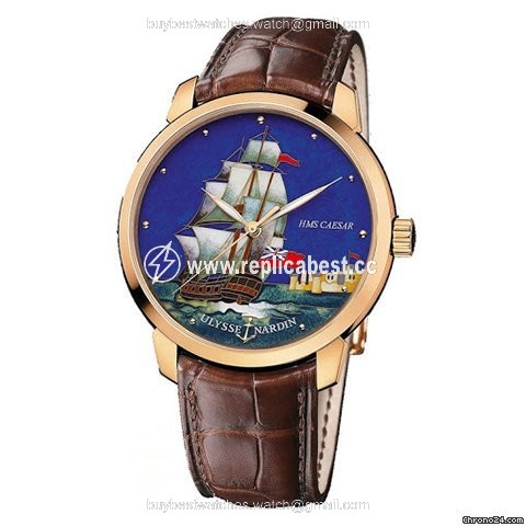 Ulysse Nardin Classico Mens watch Unisex Automatic Rose gold 8152-111-2 CAESAR