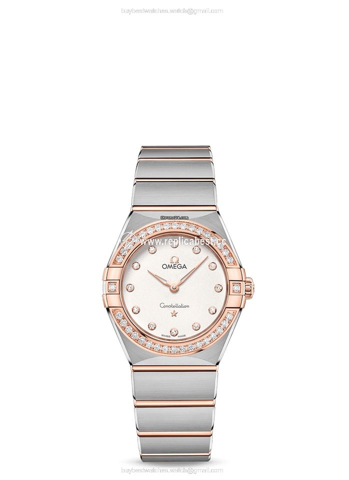 Omega Constellation Quartz Womens watch Quartz Gold Steel 131.25.28.60.52.001