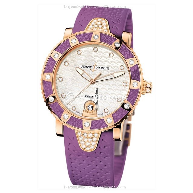 Ulysse Nardin Lady Diver Womens watch Automatic Rose gold 8106-101e-3c 10.17