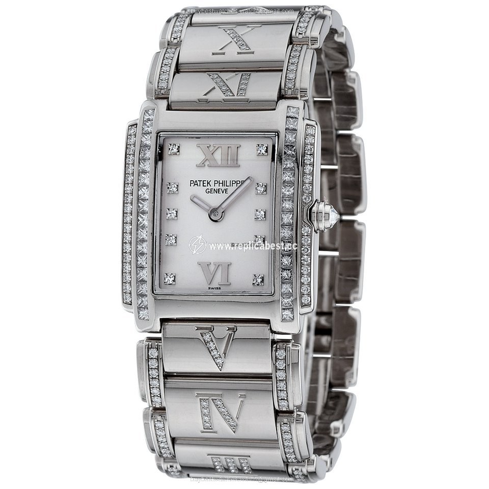 Patek Philippe Twenty~4 Womens watch Quartz White gold 4910 41G