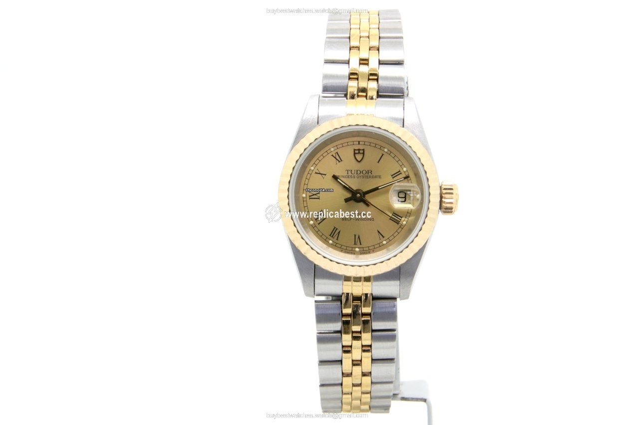 Tudor Prince Oysterdate Womens watch Automatic Gold Steel 92413