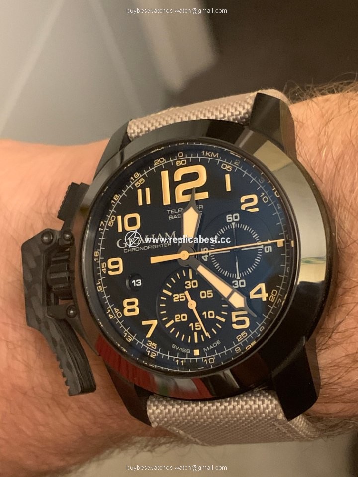 Graham Chronofighter Oversize Mens watch Unisex Automatic Steel 2CCAU.B02A.T13N