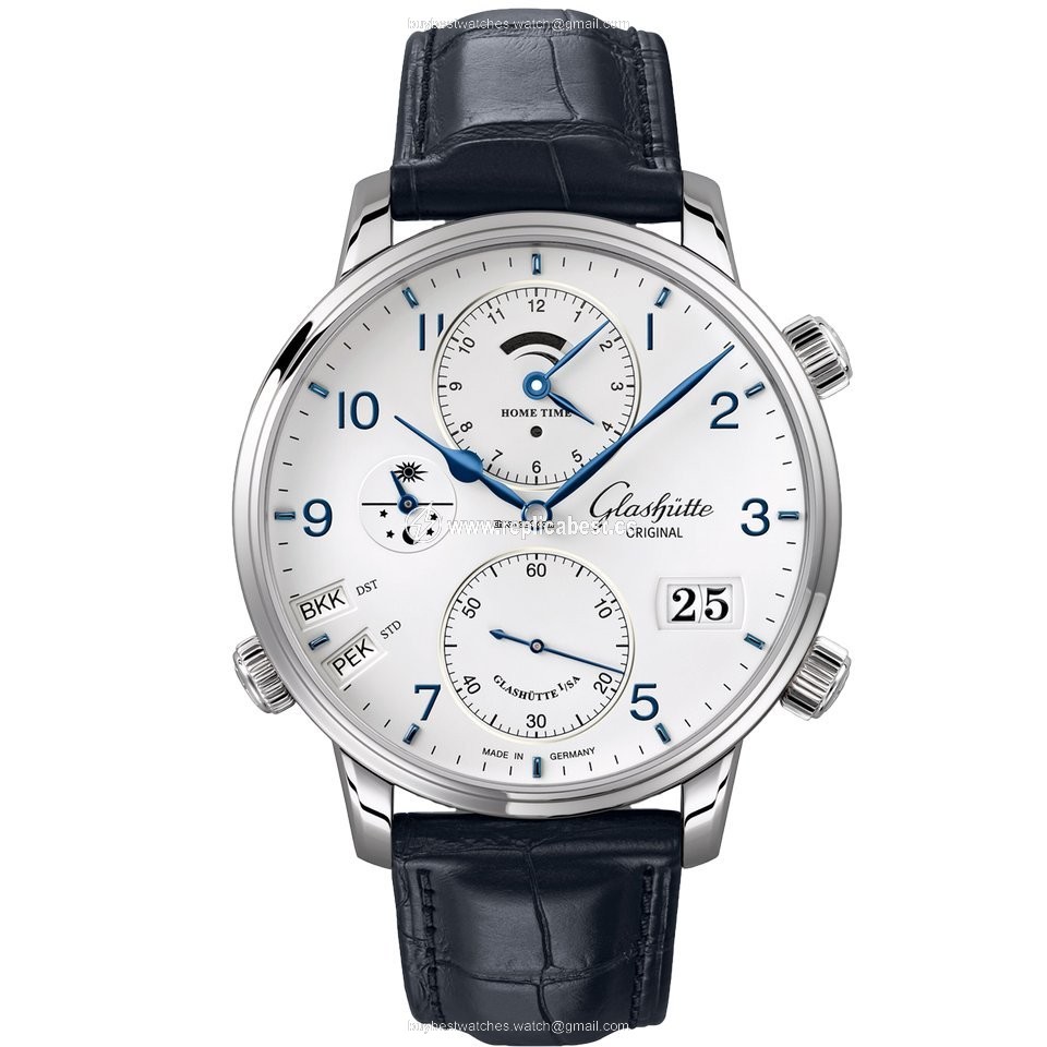 Glashutte Original Senator Cosmopolite Mens watch Unisex Automatic Steel 1-89-02-03-02-01