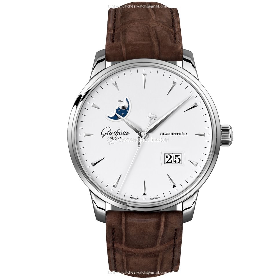 Glashutte Original Senator Excellence Mens watch Unisex Automatic Steel 1-36-04-05-02-02