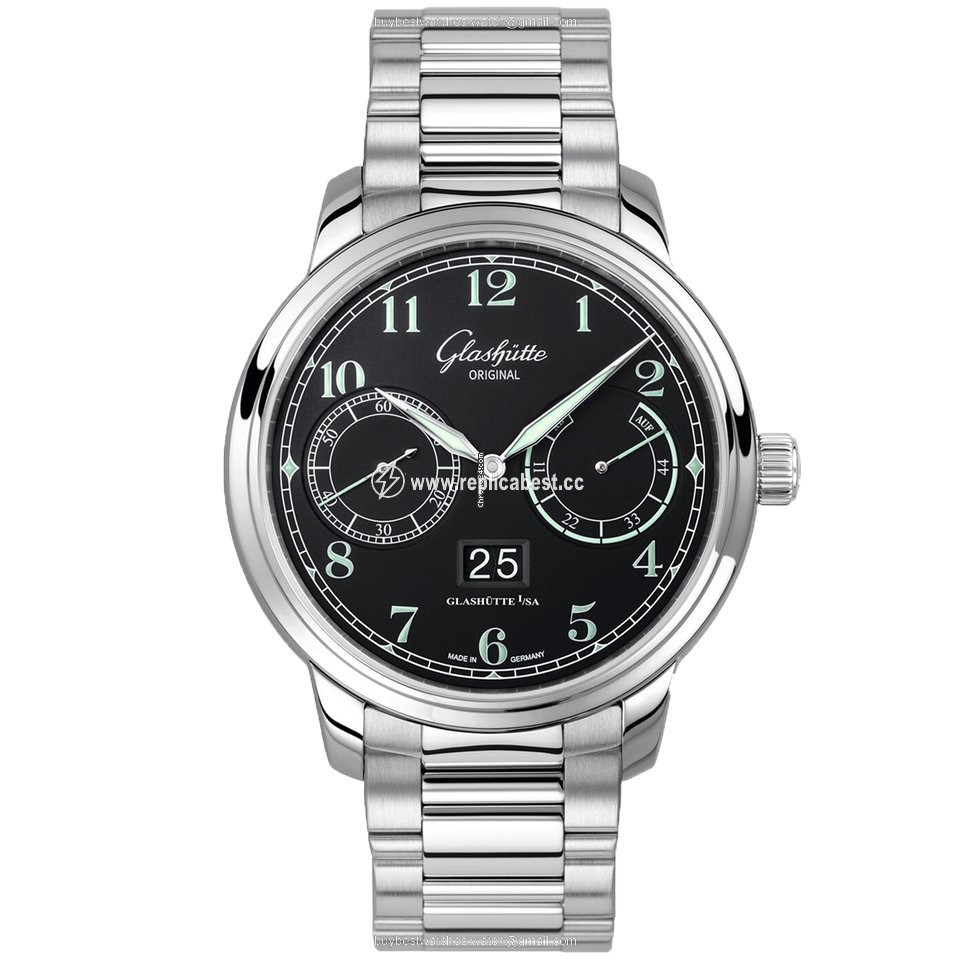 Glashutte Original Senator Observer Mens watch Unisex Automatic Steel 100-14-07-02-70