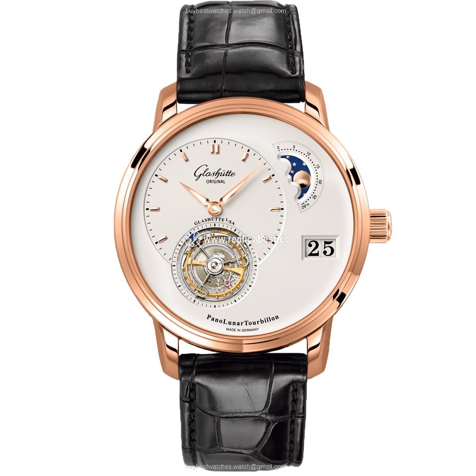 Glashutte Original PanoLunar Tourbillon Mens watch Unisex Automatic Red gold 1-93-02-05-05-04
