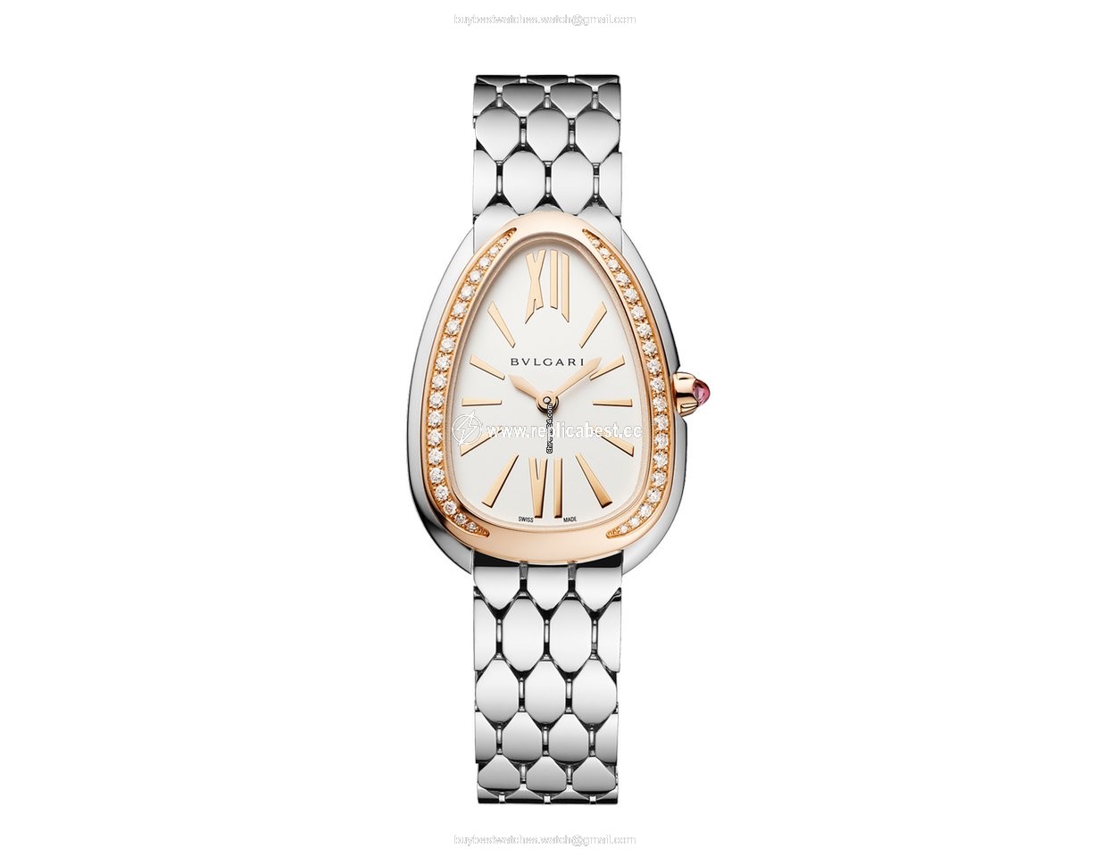 Bulgari Serpenti Womens watch Quartz Steel 103143 SP33WSPGD