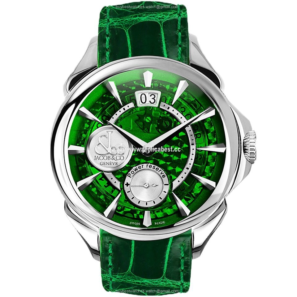 Jacob & Co. Mens watch Unisex Manual winding Steel PC400.10.NS.MG.A