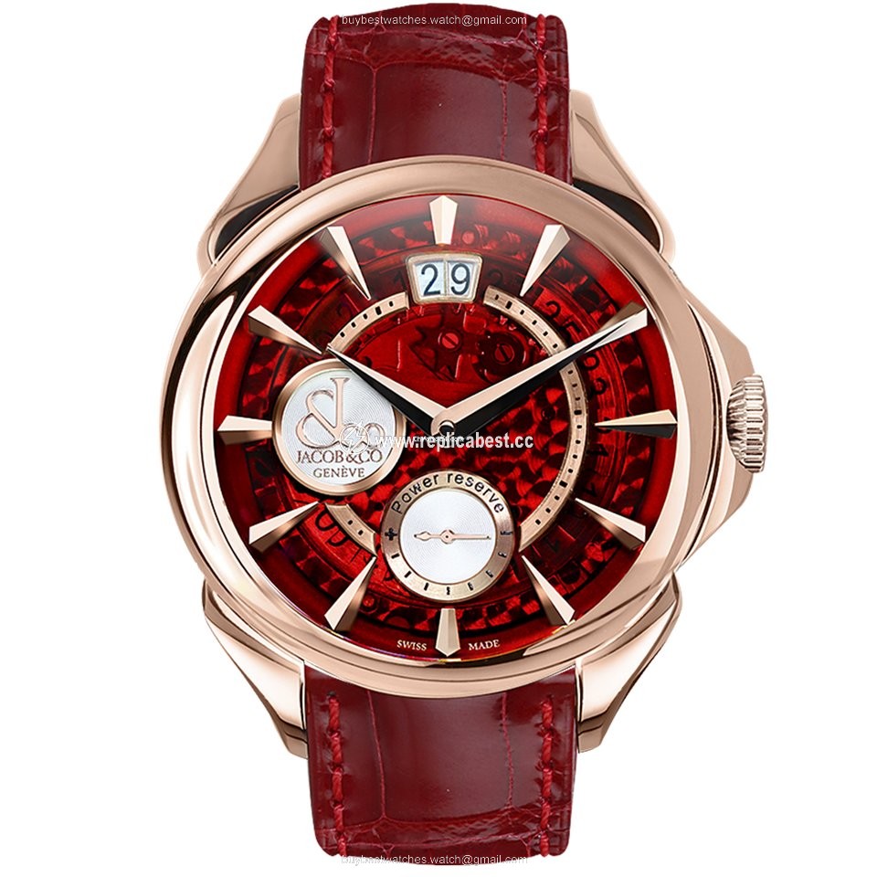 Jacob & Co. Mens watch Unisex Manual winding Rose gold PC400.40.NS.MR.A