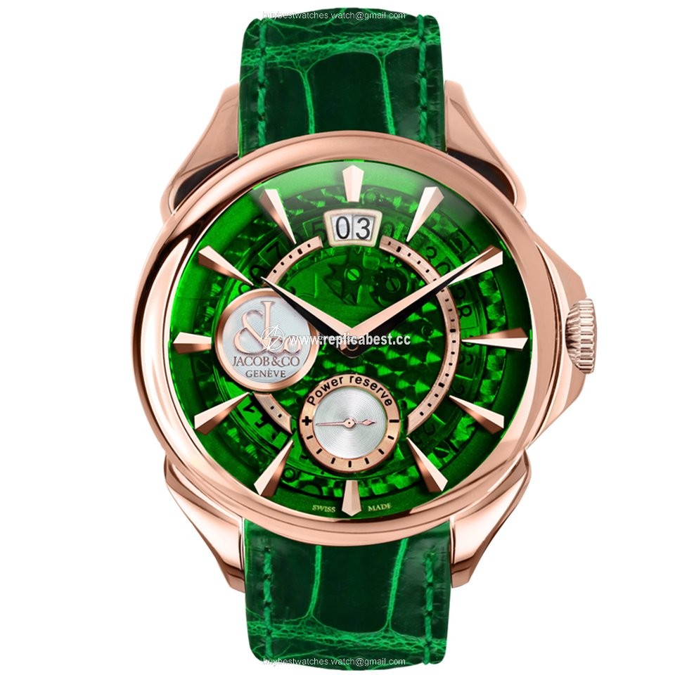 Jacob & Co. Mens watch Unisex Manual winding Rose gold PC400.40.NS.MG.A