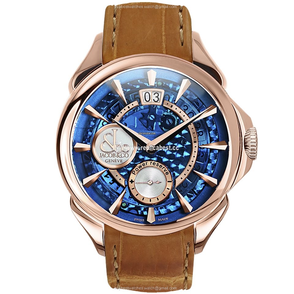 Jacob & Co. Mens watch Unisex Manual winding Rose gold PC400.40.NS.MB.A