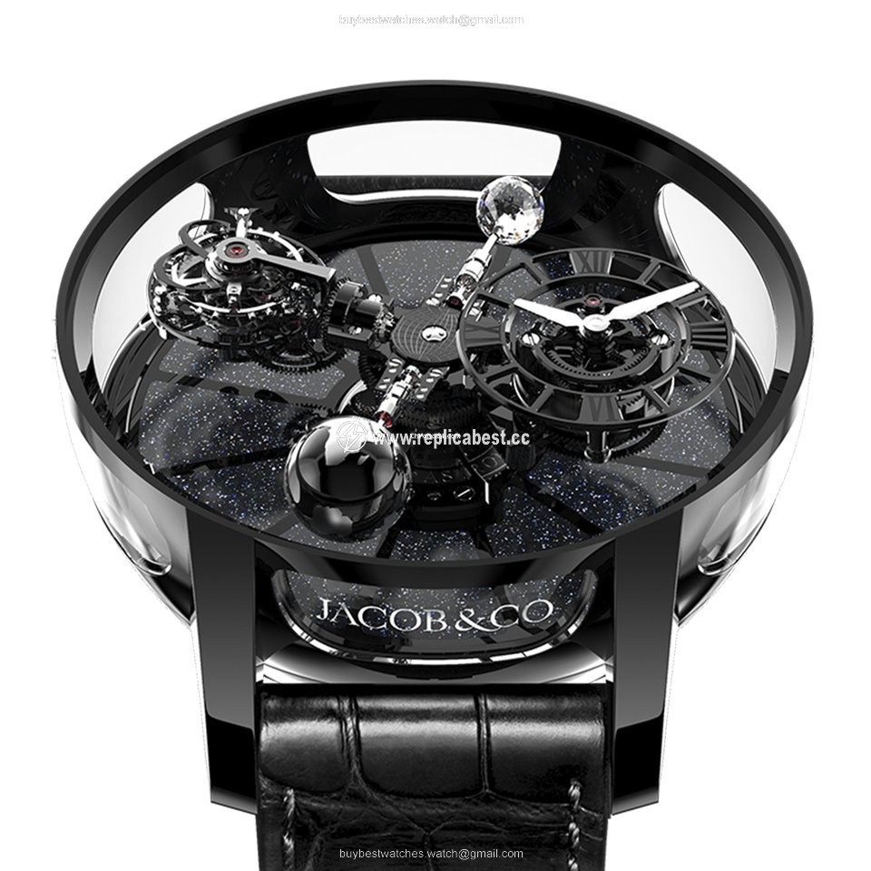 Jacob & Co. Astronomia Mens watch Unisex Manual winding Ceramic AT100.95.KK.SD.B