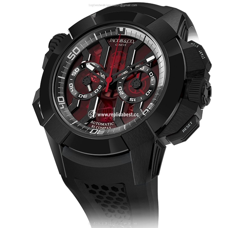 Jacob & Co. Mens watch Unisex Automatic Titanium EC311.21.SB.RB.A
