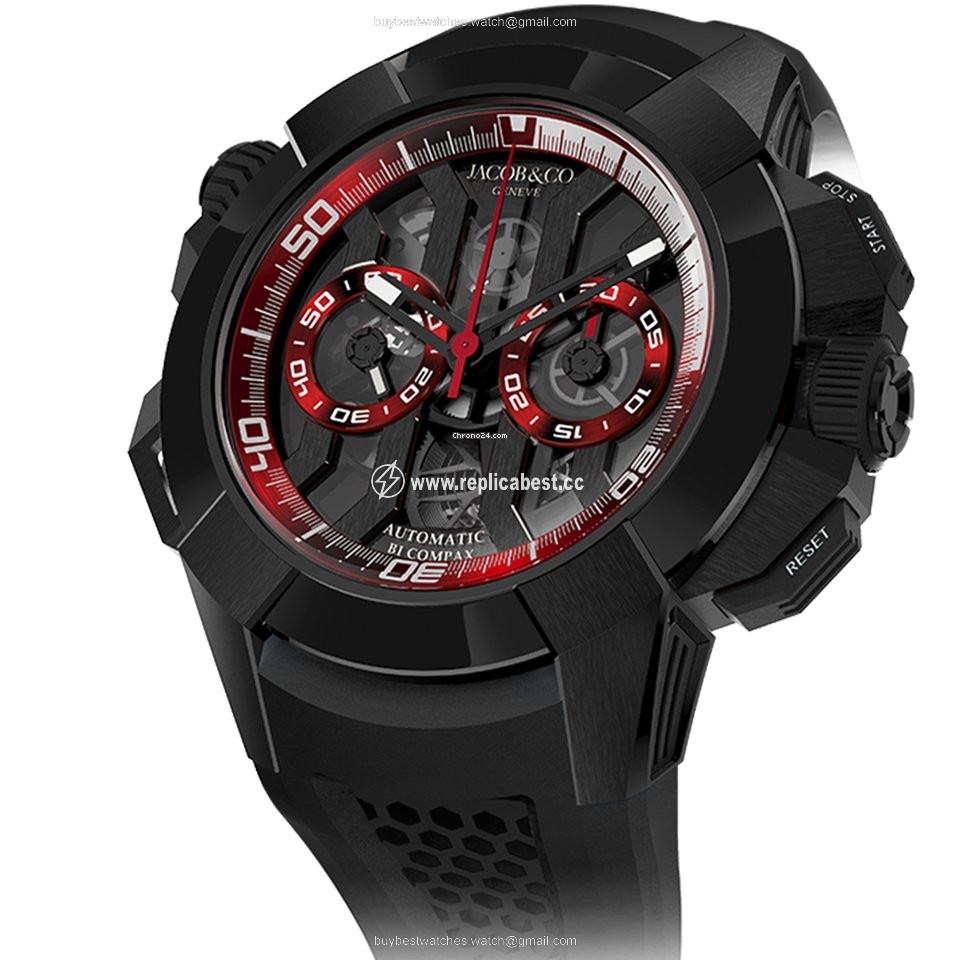 Jacob & Co. Mens watch Unisex Automatic Titanium EC311.21.SB.BR.A