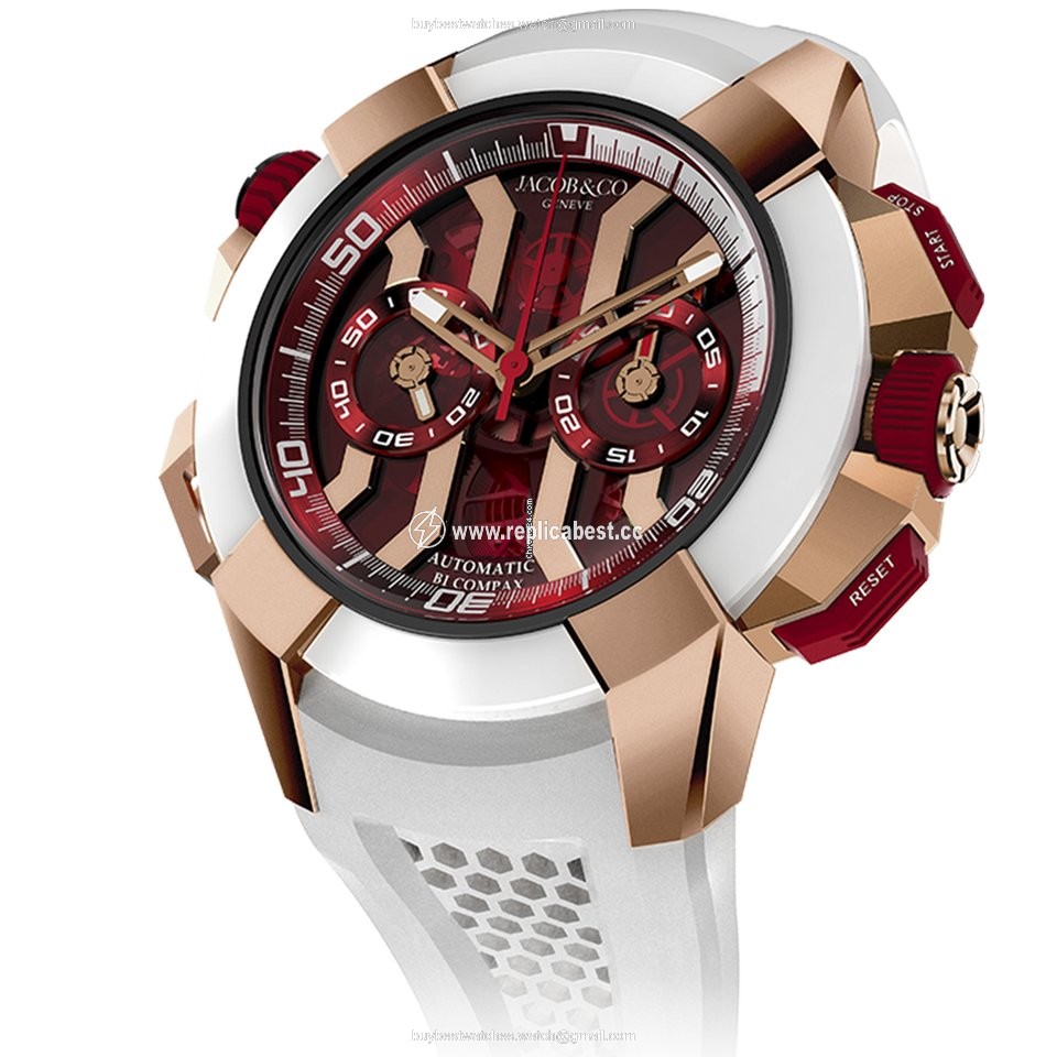 Jacob & Co. Mens watch Unisex Automatic Rose gold EC313.42.PA.RR.F