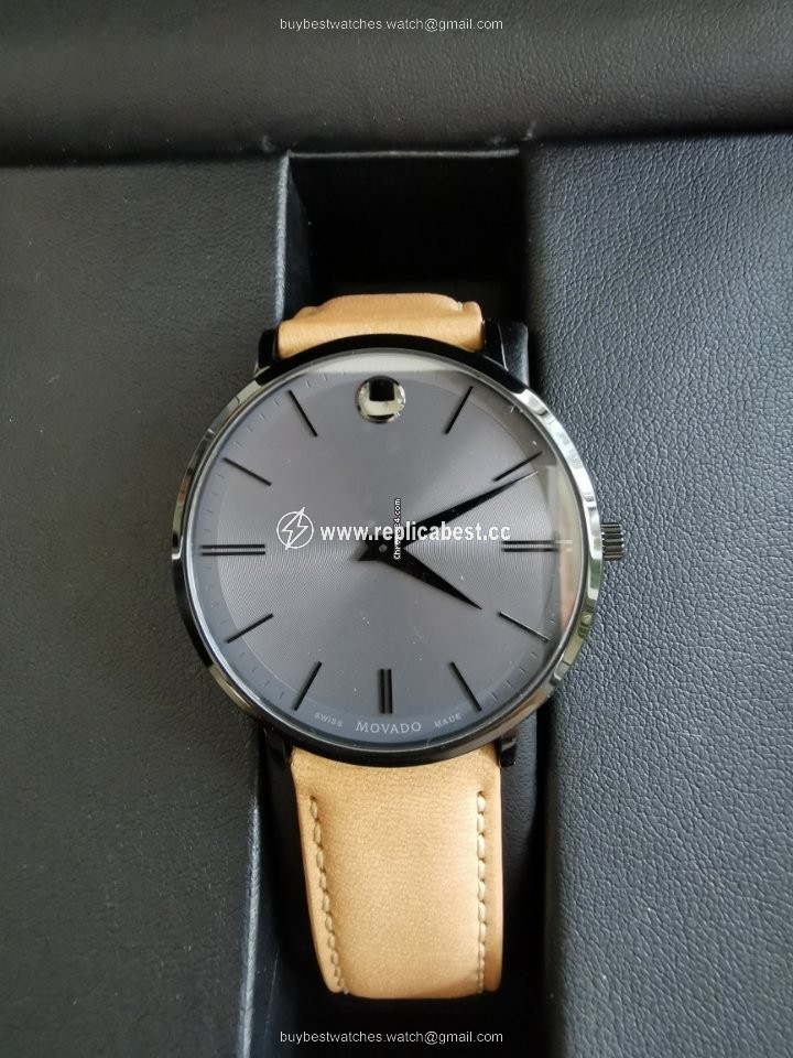 Movado Mens watch Unisex Quartz Steel 607378