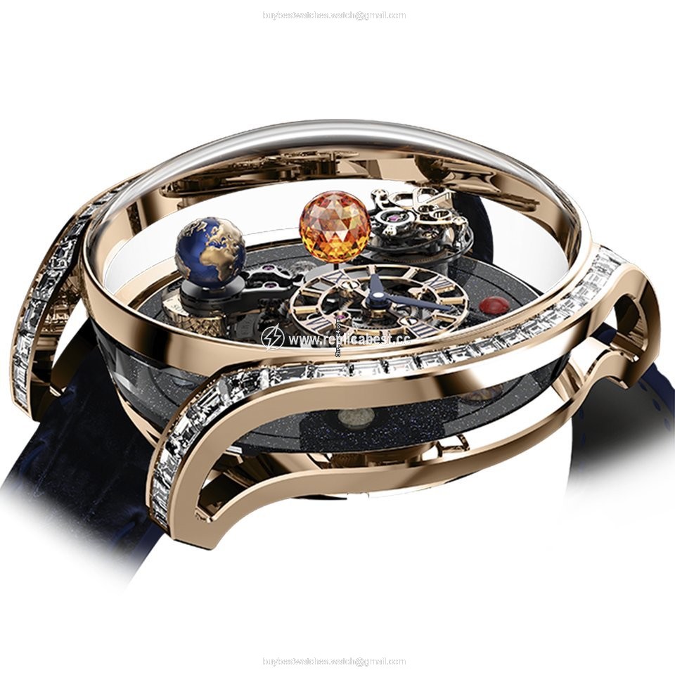 Jacob & Co. Astronomia Mens watch Unisex Manual winding Rose gold AS800.40.AP.YK.A