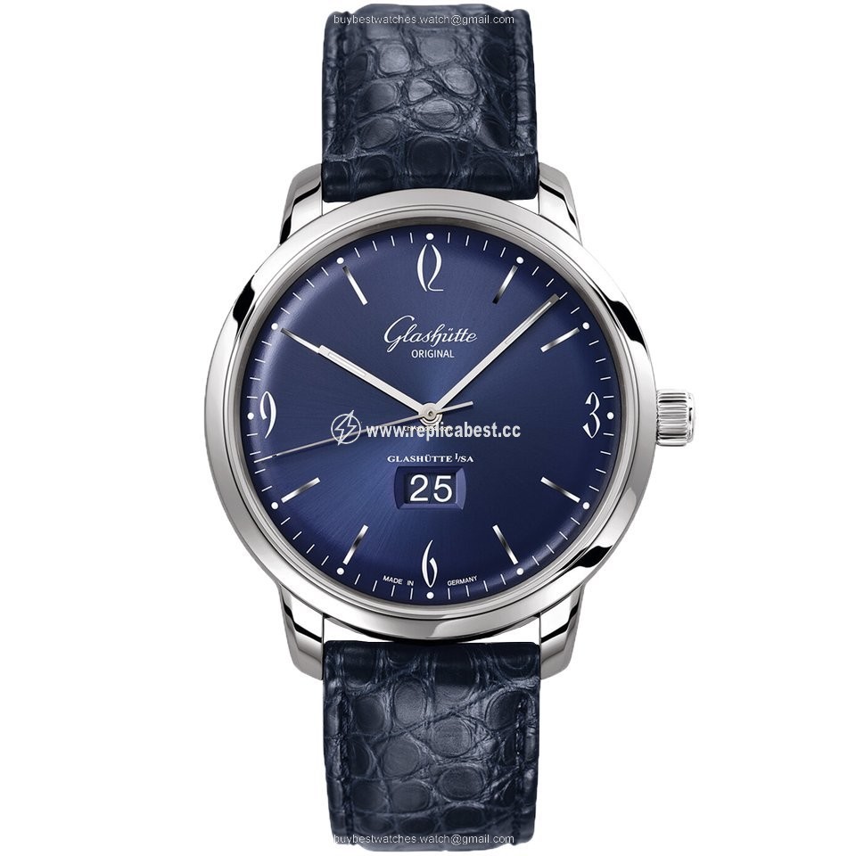 Glashutte Original Sixties Panorama Date Mens watch Unisex Automatic Steel 2-39-47-06-02-04