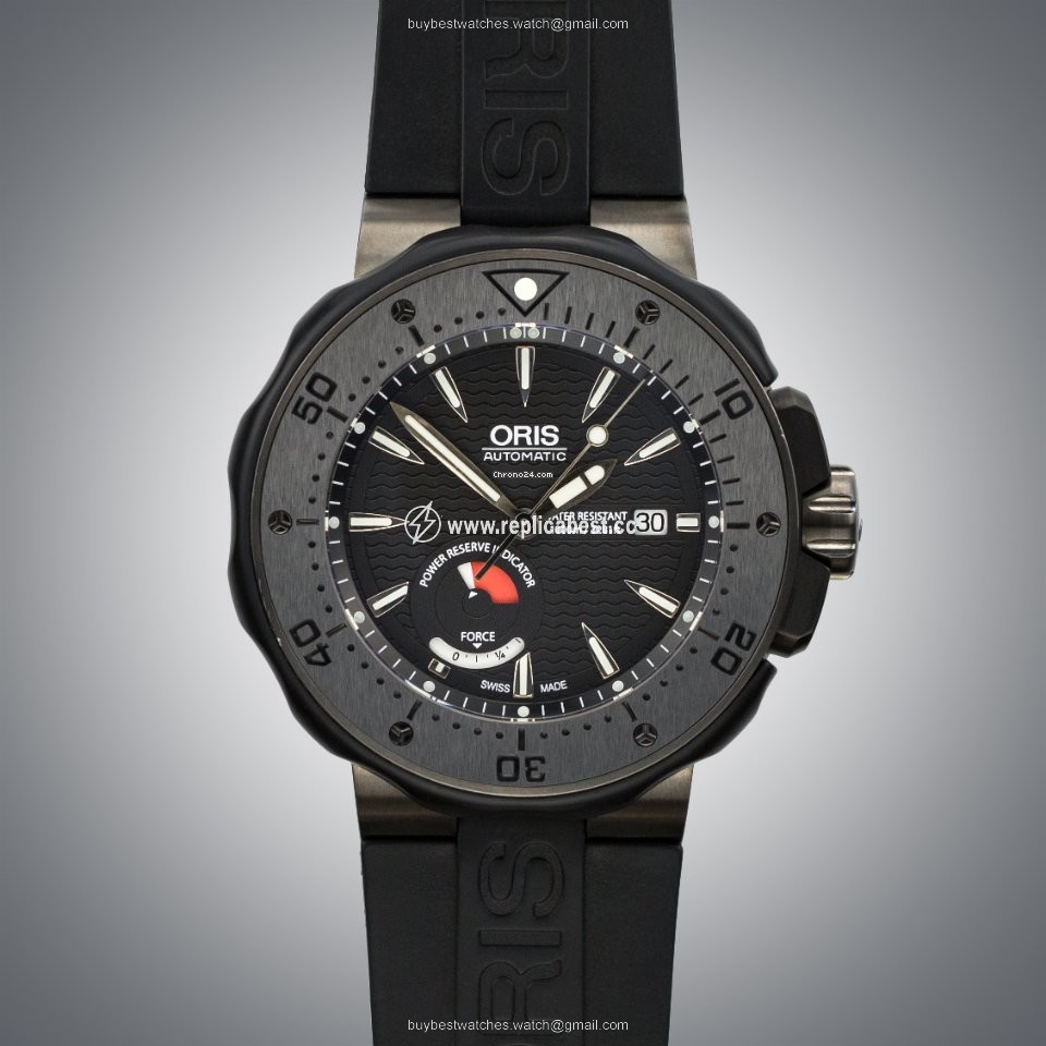 Oris ProDiver Mens watch Unisex Automatic Titanium 01 667 7645 7284-Set