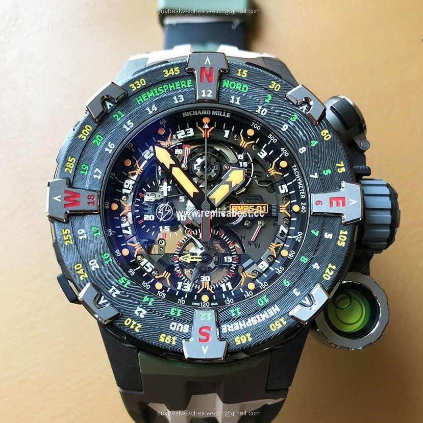 Richard Mille Mens watch Unisex Manual winding Titanium RM 25-01