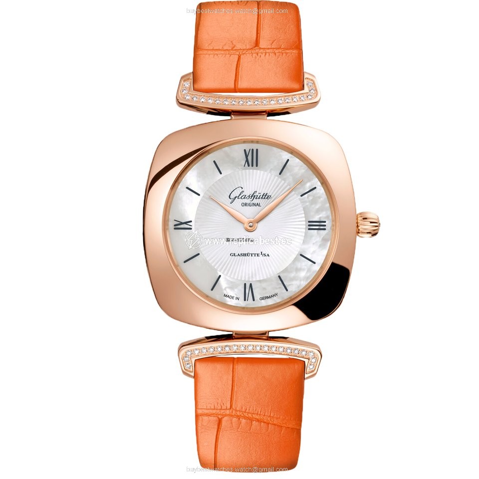 Glashutte Original Pavonina Womens watch Quartz Red gold 1-03-02-05-05-31