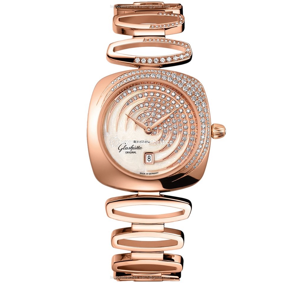 Glashutte Original Pavonina Womens watch Quartz Red gold 1-03-01-03-15-11