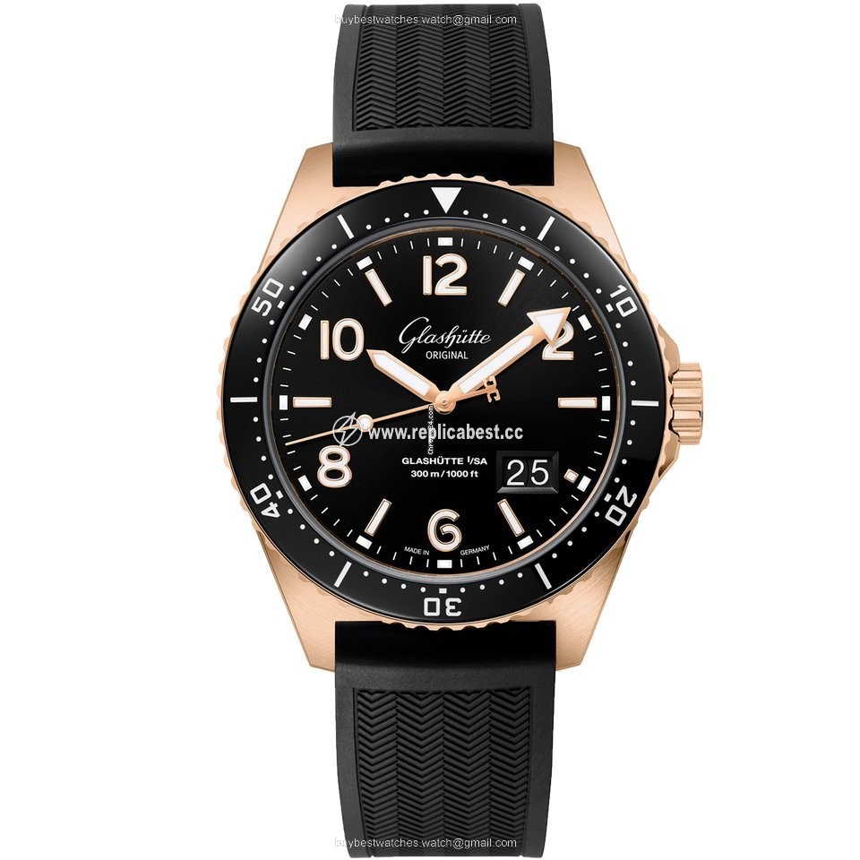 Glashutte Original Mens watch Unisex Automatic Red gold 1-36-13-03-90-33