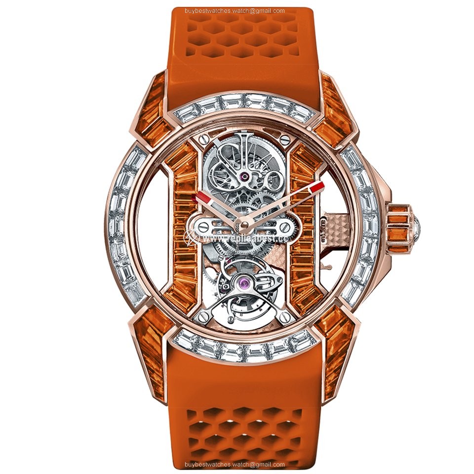 Jacob & Co. Mens watch Unisex Manual winding Rose gold EX500.40.BD.BO.A