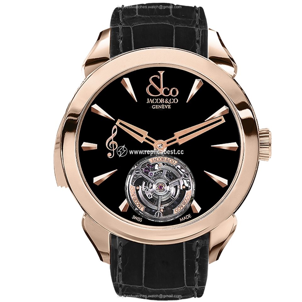 Jacob & Co. Mens watch Unisex Manual winding Rose gold PT500.40.NS.MK.A