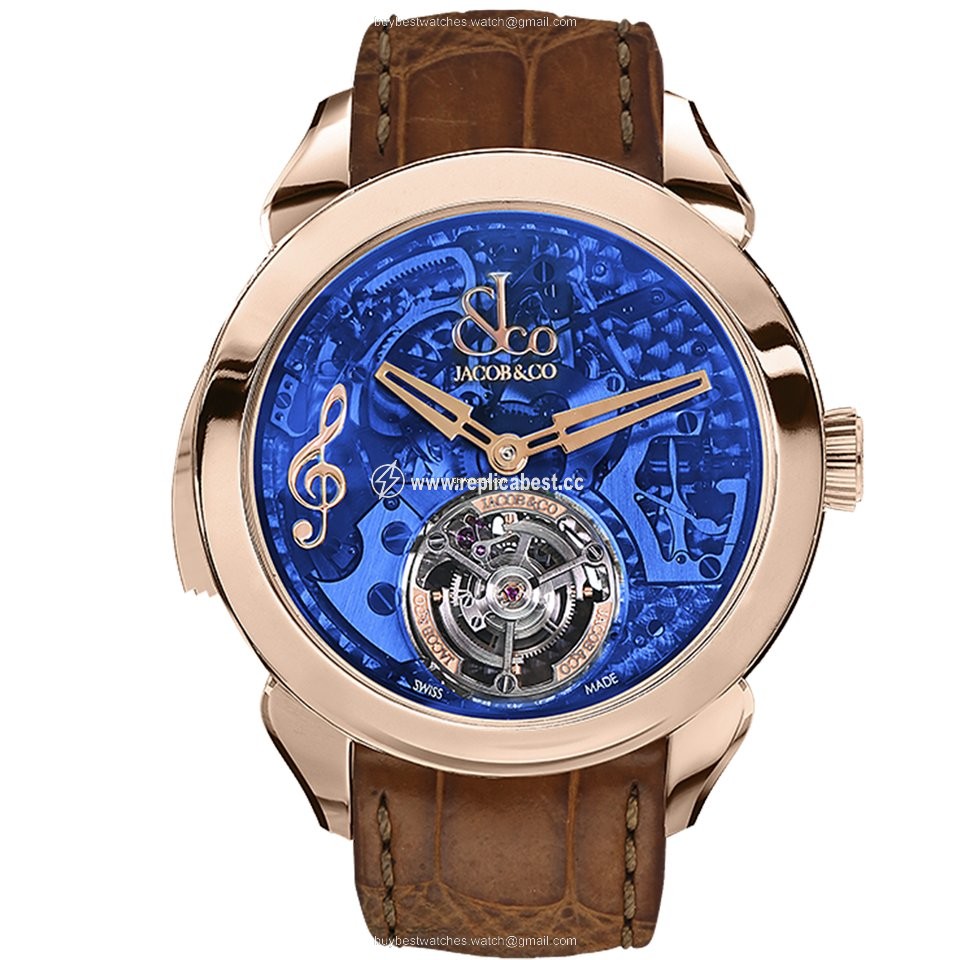 Jacob & Co. Mens watch Unisex Manual winding Rose gold PT500.40.NS.OB.A