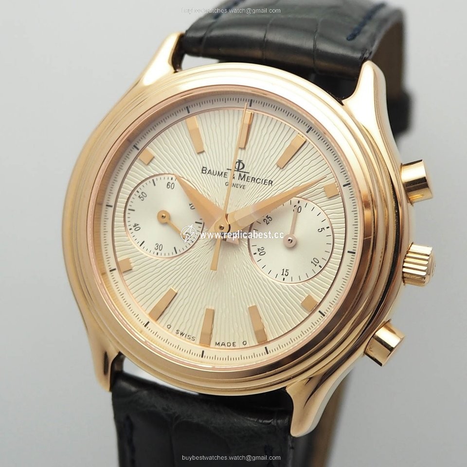 Baume & Mercier Mens watch Unisex Manual winding Rose gold MVO45184
