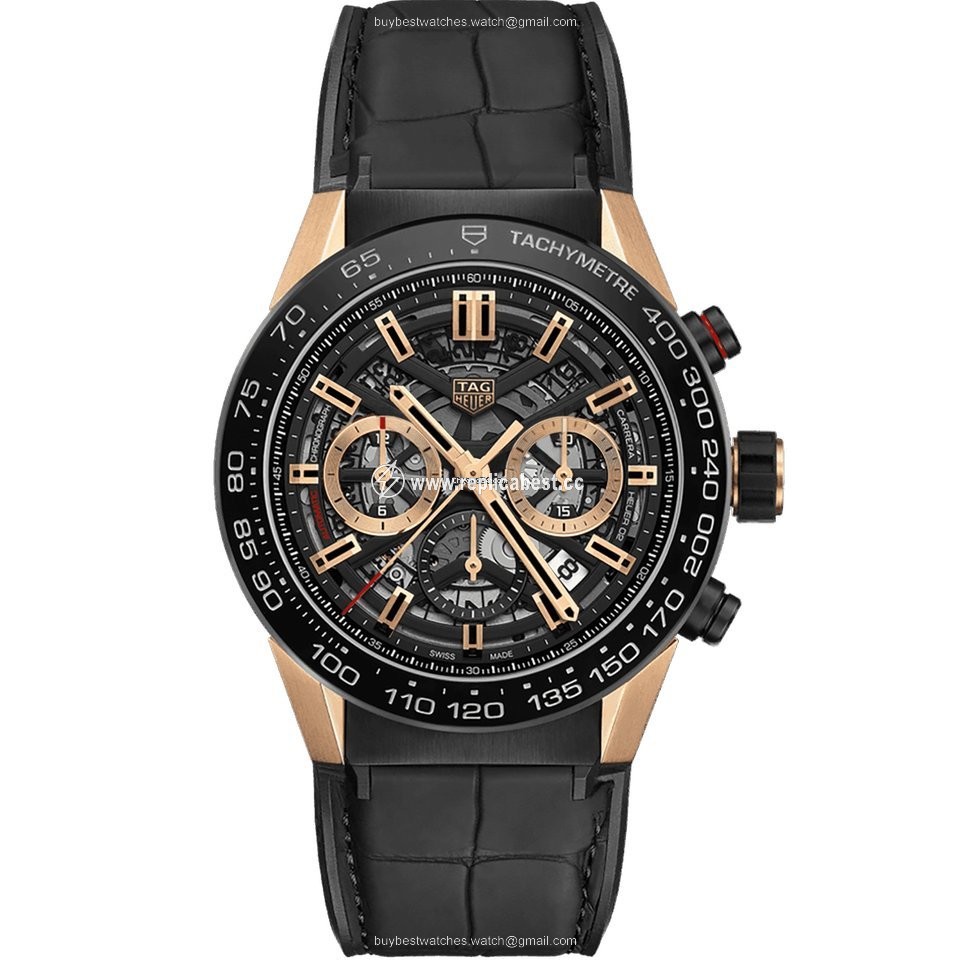 TAG Heuer Carrera Mens watch Unisex Automatic Gold Steel CBG2A50.FC6450
