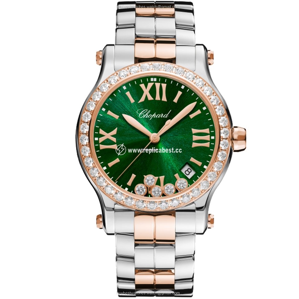 Chopard Happy Sport Womens watch Quartz Gold Steel 278582-6008
