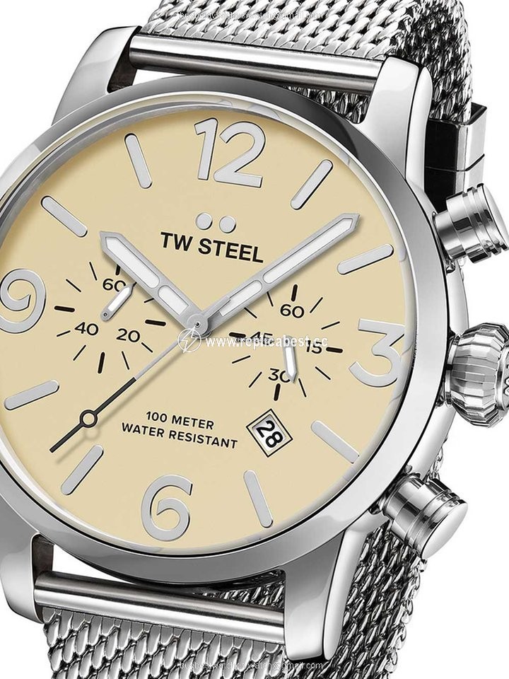 TW Steel Mens watch Unisex Quartz Steel MB4