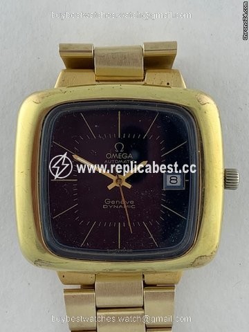 Omega Mens watch Unisex Automatic Gold Steel Dynamic