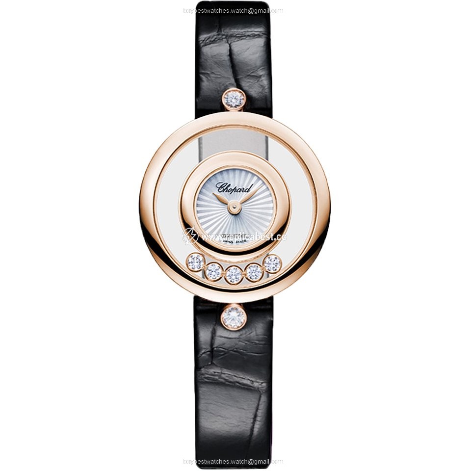Chopard Happy Diamonds Womens watch Quartz Rose gold 209415-5001