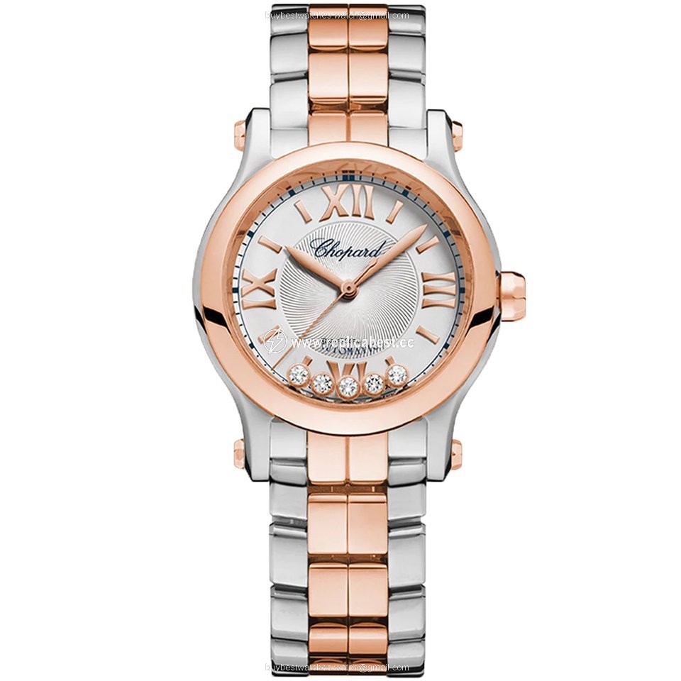 Chopard Happy Sport Womens watch Automatic Gold Steel 278573-6014