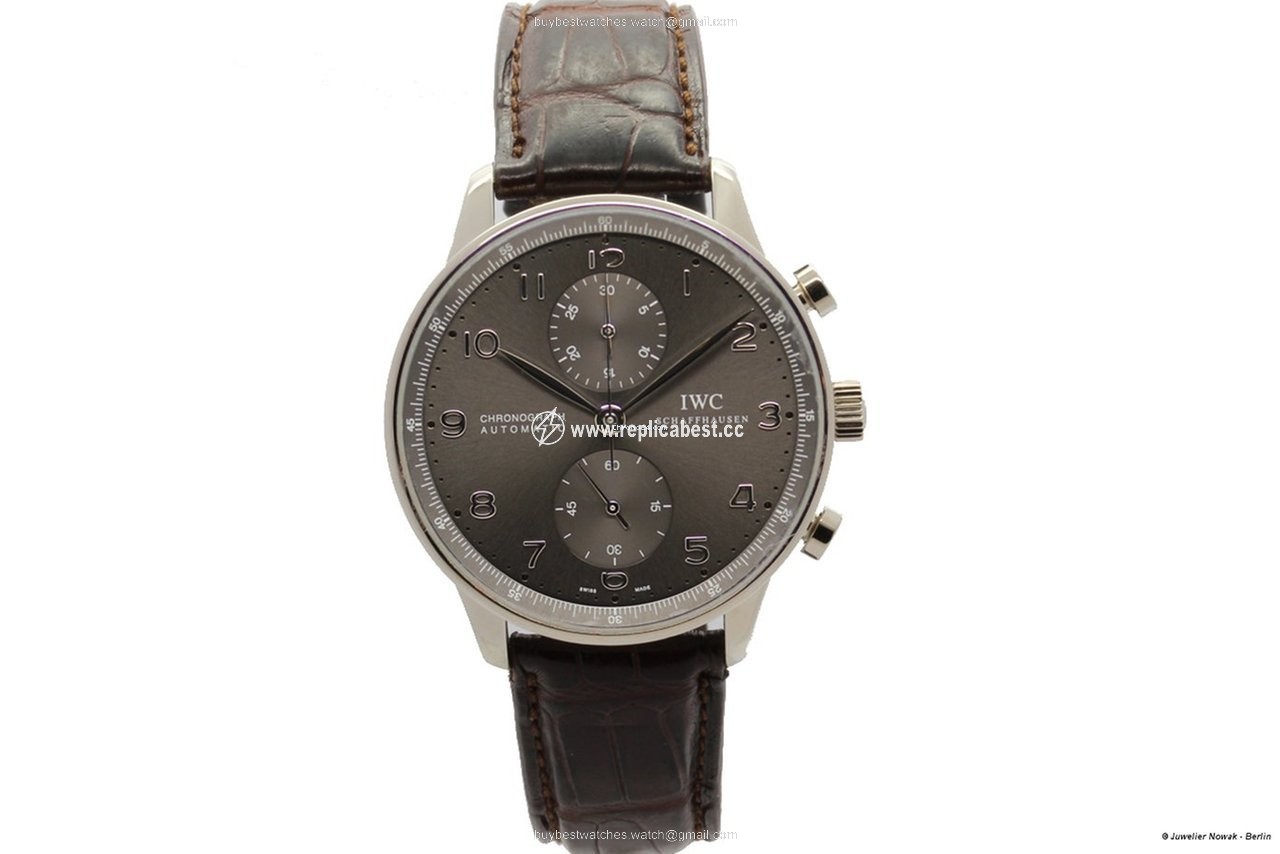 IWC Portuguese Chronograph Mens watch Unisex Automatic White gold IW371431