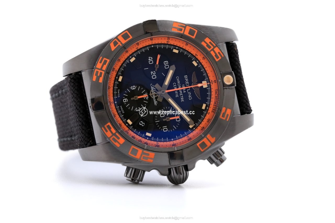 Breitling Chronomat 44 Raven Mens watch Unisex Automatic Steel MB0111C2 BD07 153S