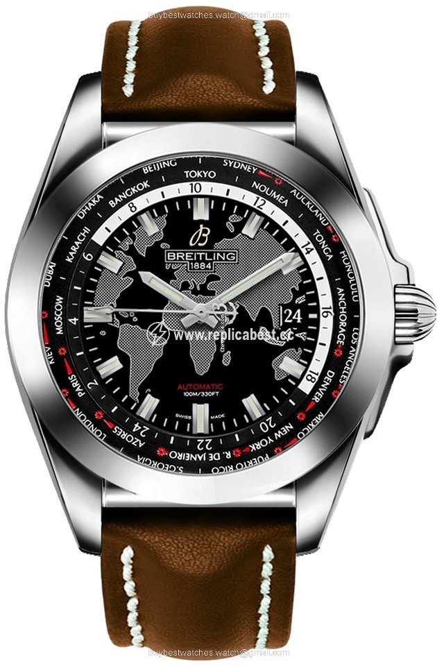 Breitling Galactic Unitime Mens watch Unisex Automatic Steel WB3510U4-BD94-437X