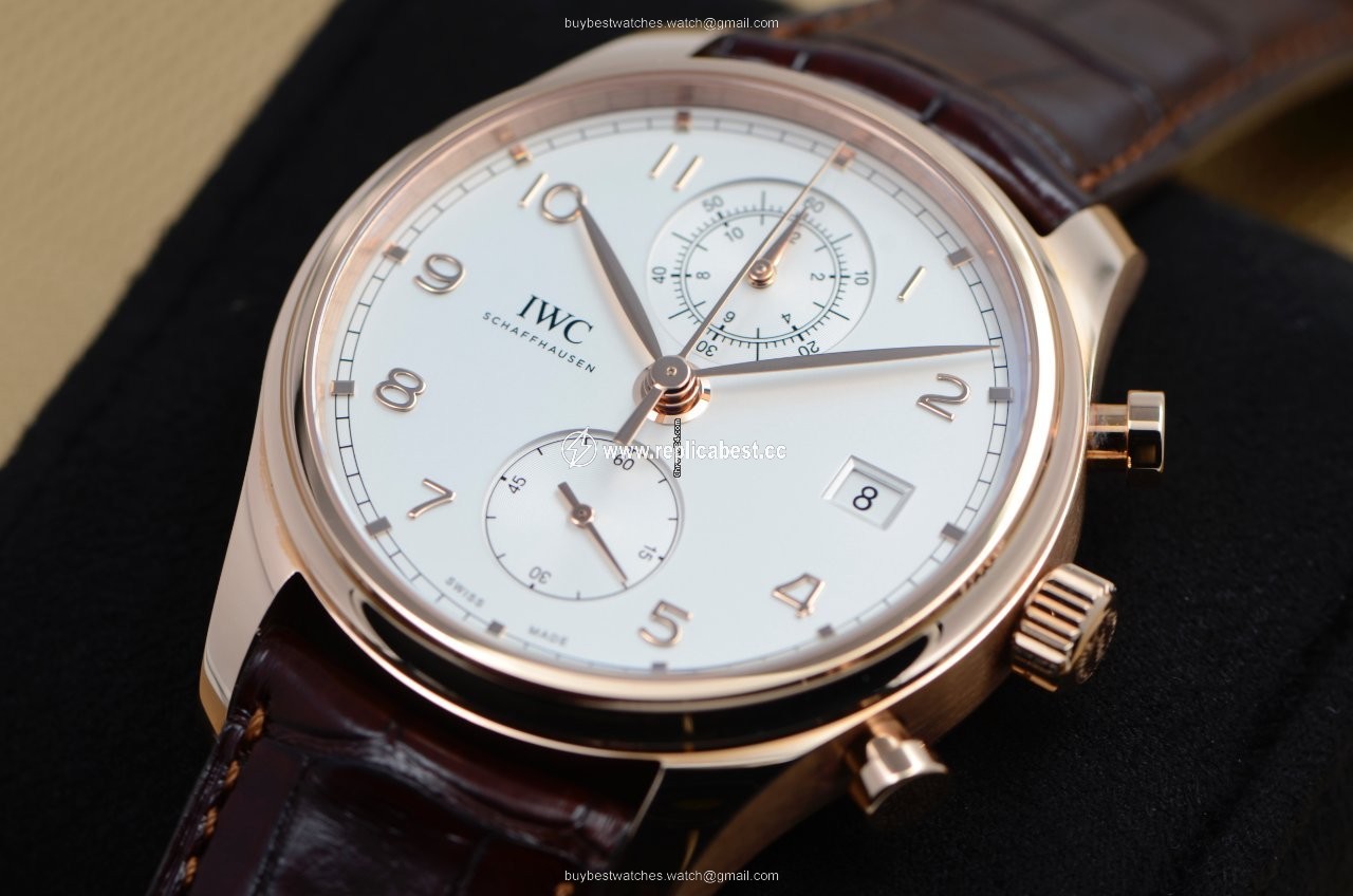 IWC Portuguese Chronograph Mens watch Unisex Automatic Rose gold IW390301