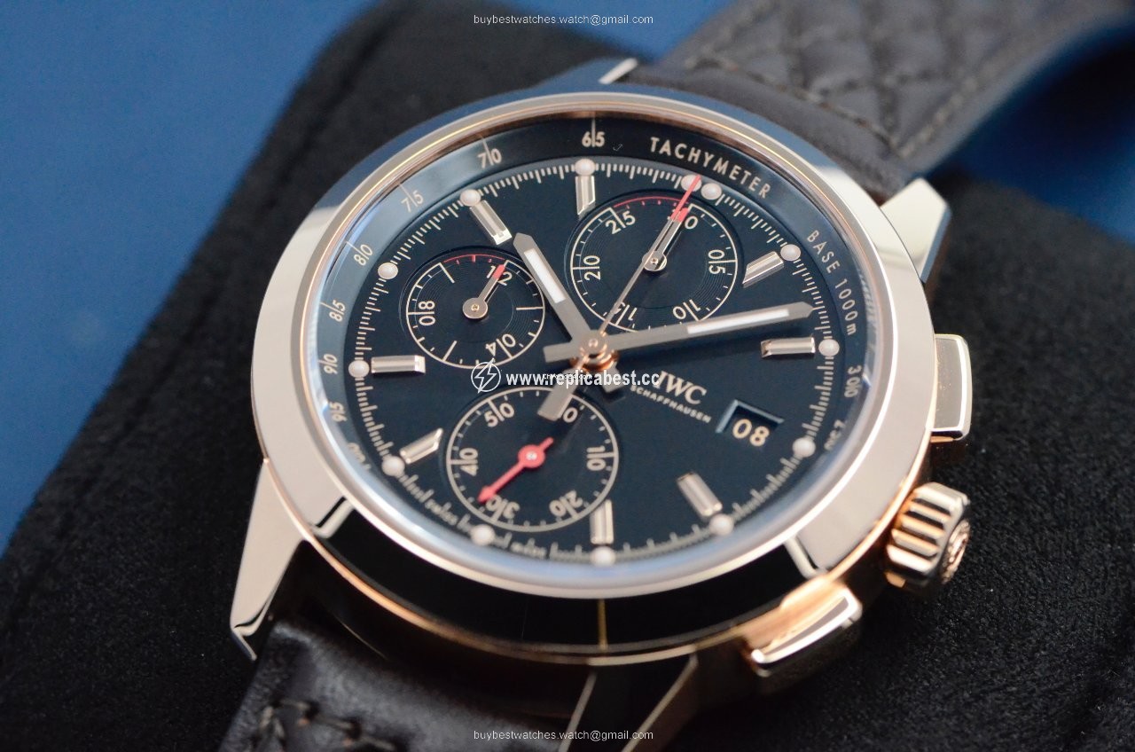 IWC Ingenieur Chronograph Mens watch Unisex Automatic Red gold IW380703
