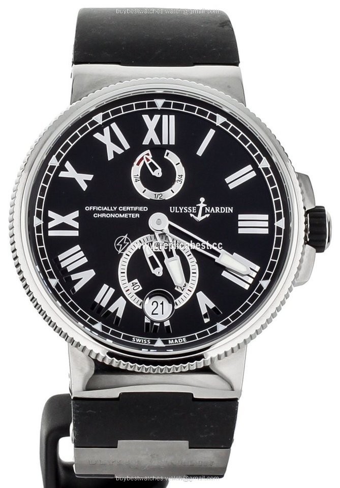 Ulysse Nardin Marine Chronometer Manufacture Mens watch Unisex Automatic Steel 1183-122-42