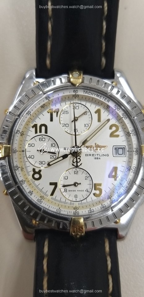 Breitling Chronomat Mens watch Unisex Automatic Gold Steel Breitling Chronomat B13050.1