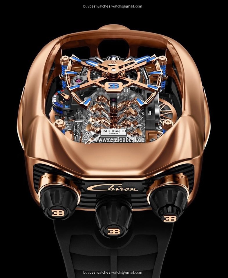 Jacob & Co. Mens watch Unisex Manual winding Rose gold BU200.40.AE.AB.A